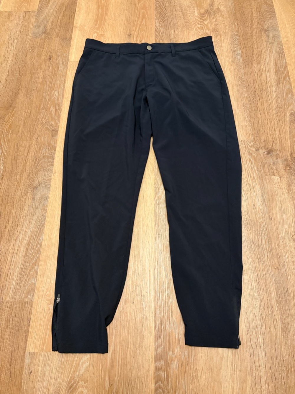 Primo Golf Pants Men’s 36 Regular Navy Blue Tapered Zip Ankle Stretch